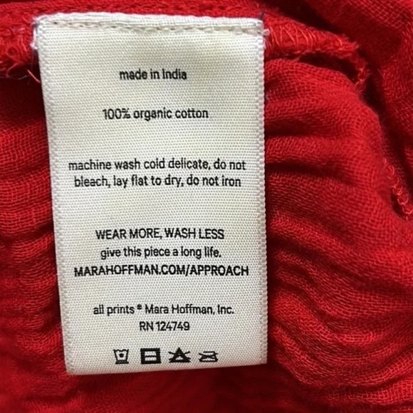 Mara Hoffman Swim, wide leg organic cotton gauze, resort wear - Picture 6 of 11